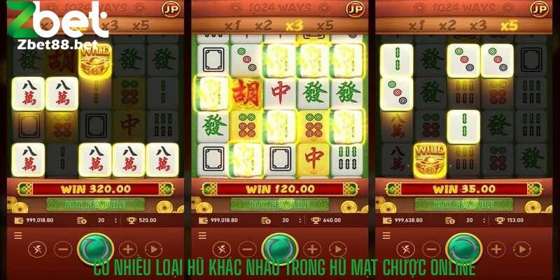 Có nhiều loại hũ khác nhau trong Hũ Mạt Chược Online