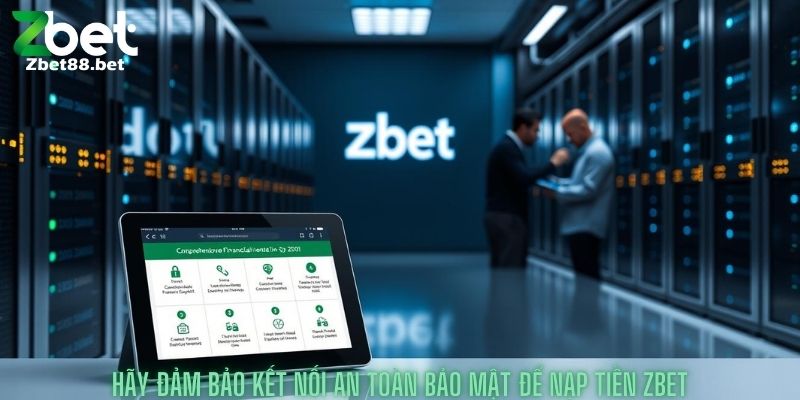 Hãy đảm bảo kết nối an toàn bảo mật để nạp tiền zbet